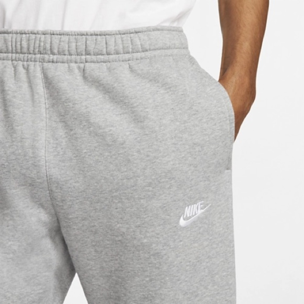 Nike Club Fleece Jogger Men’s Grey Sweatpants - Picture 6 of 6